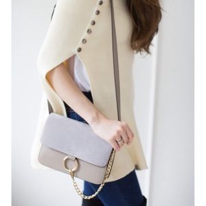 Chloe style Goodnight Macaroon gray purse